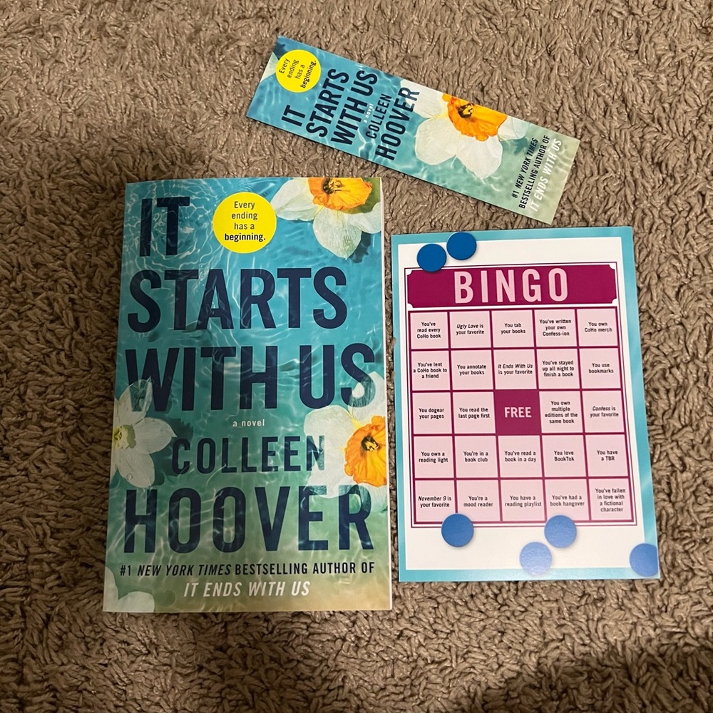 It Starts With Us Colleen Hoover SIGNED!!